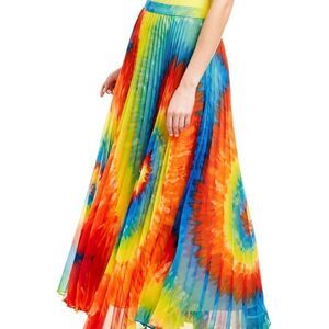 Alice + Olivia Tie-dye Shannon maxi Skirt